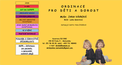 Desktop Screenshot of detske-malvazinky.cz